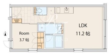 エスセナーリオ青葉台デュオ2 212 間取り図