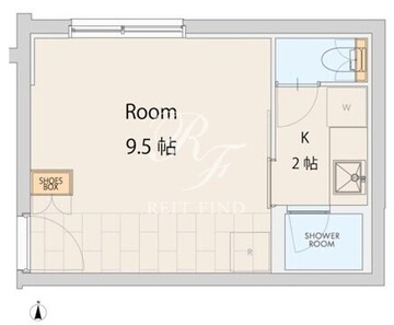 エスセナーリオ青葉台デュオ2 411 間取り図