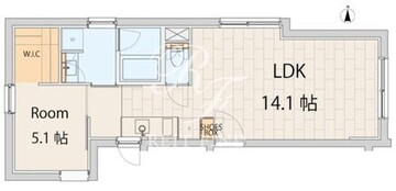 エスセナーリオ青葉台デュオ2 413 間取り図