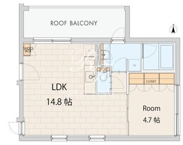 エスセナーリオ青葉台デュオ2 511 間取り図