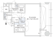 プラティーヌ御茶ノ水 405 間取り図 ?>