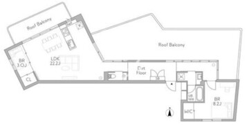 グランデュオ祐天寺2 402 間取り図