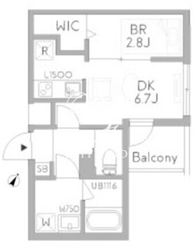 グランデュオ戸越銀座 203 間取り図