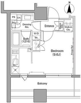 ザ・パークハビオ木場 301 間取り図