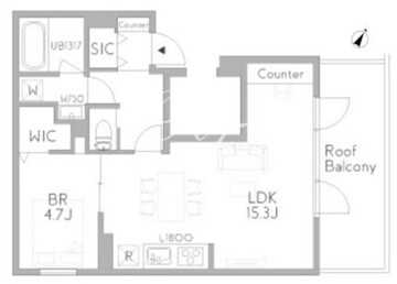 グランデュオ戸越銀座 501 間取り図