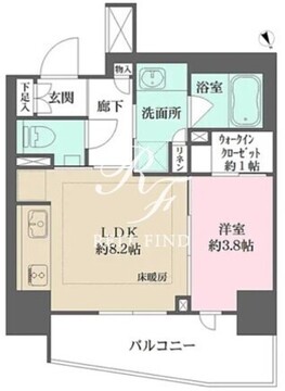 ザ・パークハウス赤羽フロント 901 間取り図