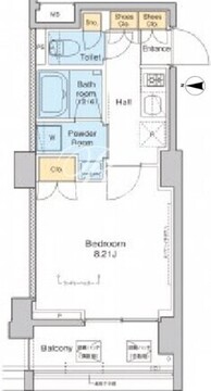 プラウドフラット中野 418 間取り図