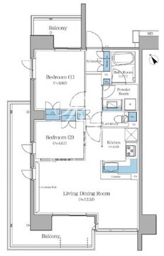 ブランシエスタ王子 301 間取り図