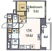 アルブルちとせ尾久駅前 1006 間取り図