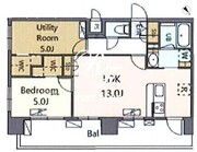アルブルちとせ尾久駅前 1203 間取り図