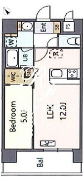 アルブルちとせ尾久駅前 802 間取り図