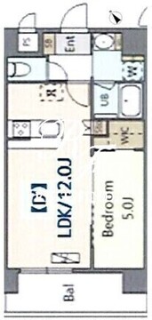 アルブルちとせ尾久駅前 803 間取り図