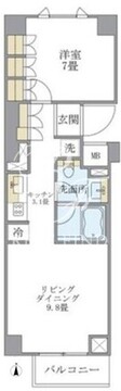 J.リヴェール学芸大学 201 間取り図