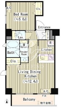 カーナ大井町 502 間取り図