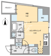 パークルール神田司町ロンド 702 間取り図
