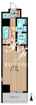 レガーロ御茶ノ水1 407 間取り図