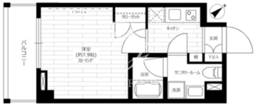 ステージグランデ台東根岸アジールコート 203 間取り図