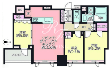 クラッシィハウス大手町 1205 間取り図