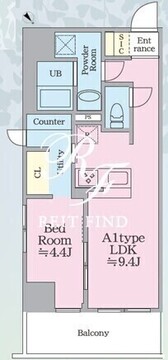 サンブライト荻窪 401 間取り図