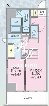 サンブライト荻窪 601 間取り図