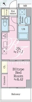 サンブライト荻窪 302 間取り図