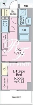 サンブライト荻窪 602 間取り図