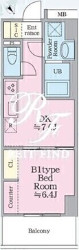 サンブライト荻窪 1002 間取り図