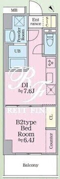 サンブライト荻窪 806 間取り図