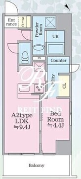 サンブライト荻窪 707 間取り図