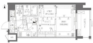 ズーム新宿西落合 412 間取り図