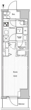プレミアムキューブG東新宿 902 間取り図