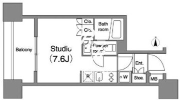 プライマル笹塚 903 間取り図