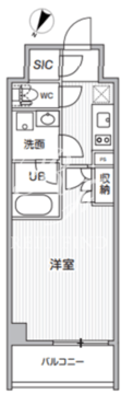 シーズンフラッツ新大塚 305 間取り図