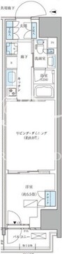 パークアクシス品川天王洲アイル 1005 間取り図