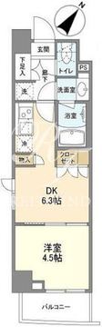 バウスフラッツ品川大井町 105 間取り図