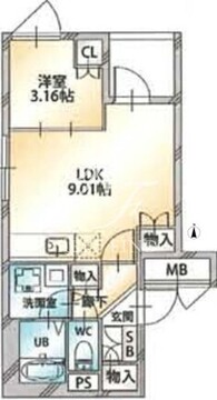 オープンブルーム八広イースト 103 間取り図