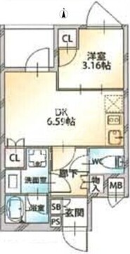 オープンブルーム八広イースト 105 間取り図