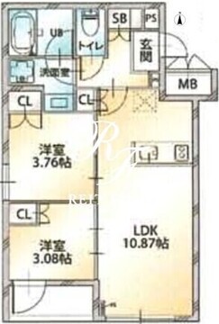 オープンブルーム八広イースト 402 間取り図