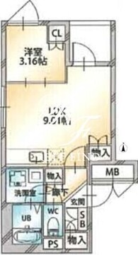 オープンブルーム八広イースト 303 間取り図