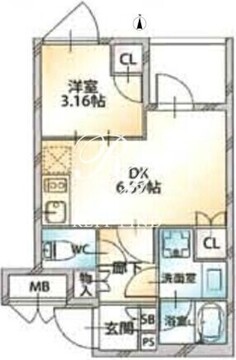 オープンブルーム八広イースト 204 間取り図