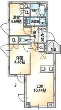 オープンブルーム八広イースト 502 間取り図