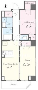 プロント押上 501 間取り図