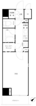 ルーブル浜松町 604 間取り図