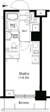 パークアクシス板橋本町 205 間取り図