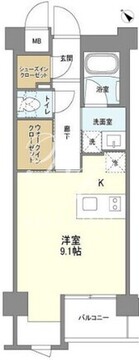ガーデン原宿 305 間取り図