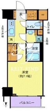 ラグディア芝公園 702 間取り図