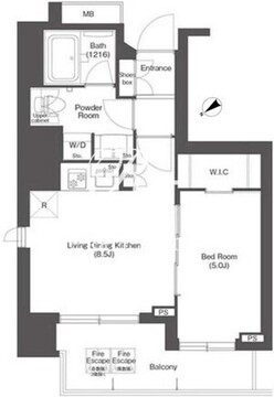 コンフォリア新中野 1009 間取り図