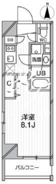 プライマルタワー錦糸町 1001 間取り図