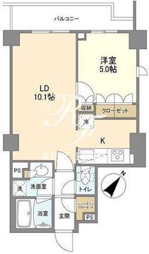 バウスフラッツ品川大井町 212 間取り図