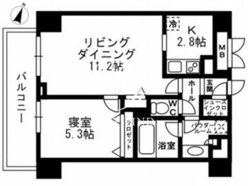 パークフラッツ学芸大学 509 間取り図